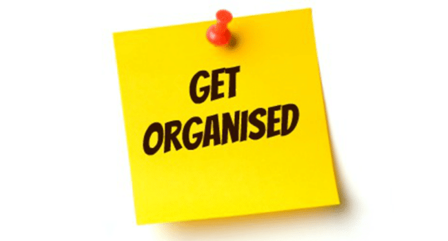 get organised