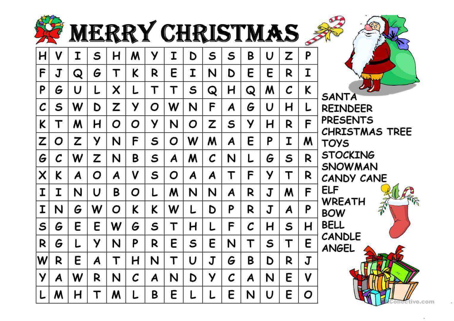 Word search puzzle.